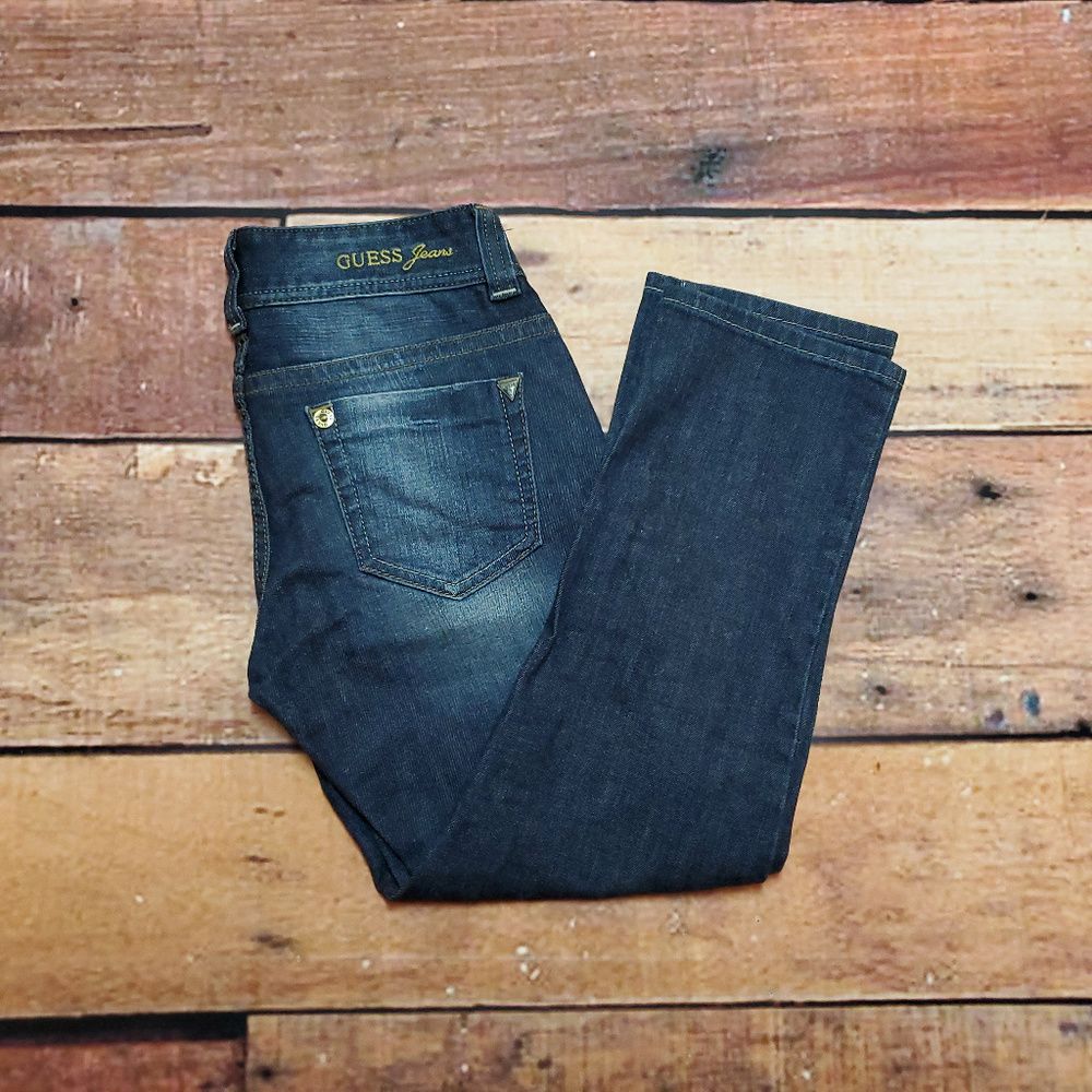 Guess Jeans Capri Size 26 | Stretch Dark Wash